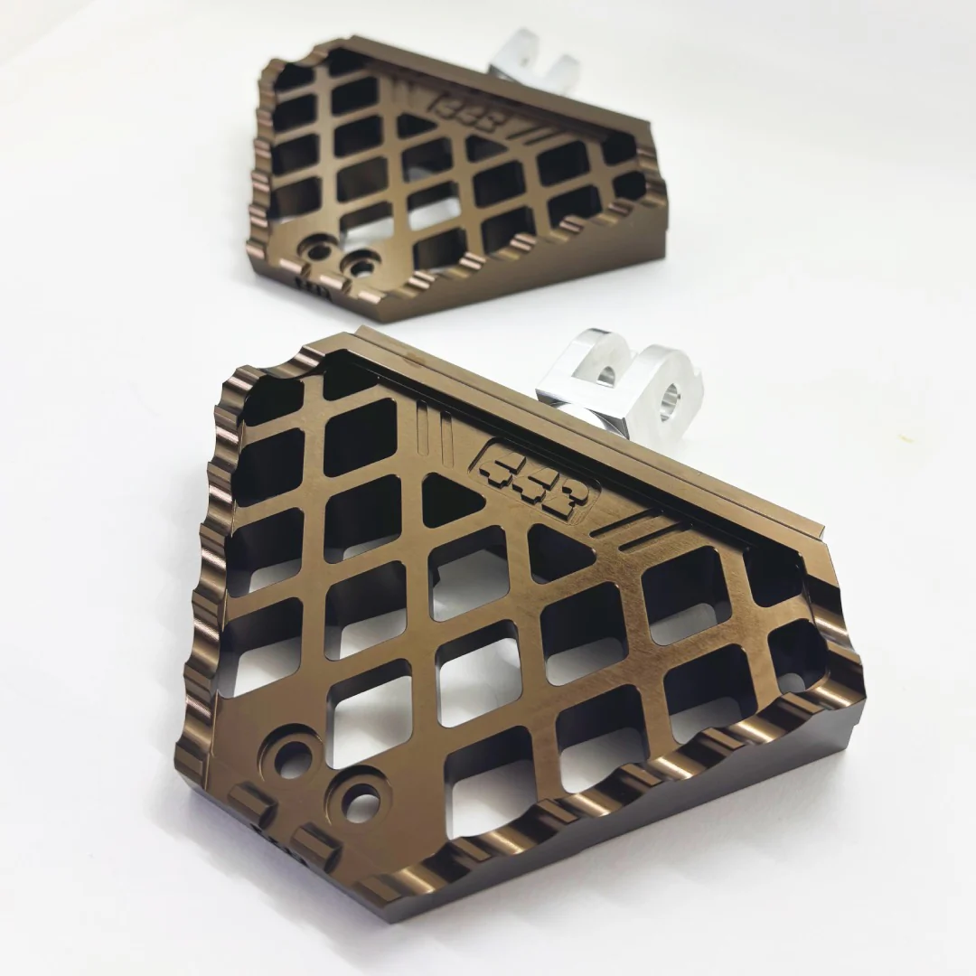 442 PARTS - Mini Floorboard BRONZE avec sliders - Toutes Harley-Davidson - Image 3