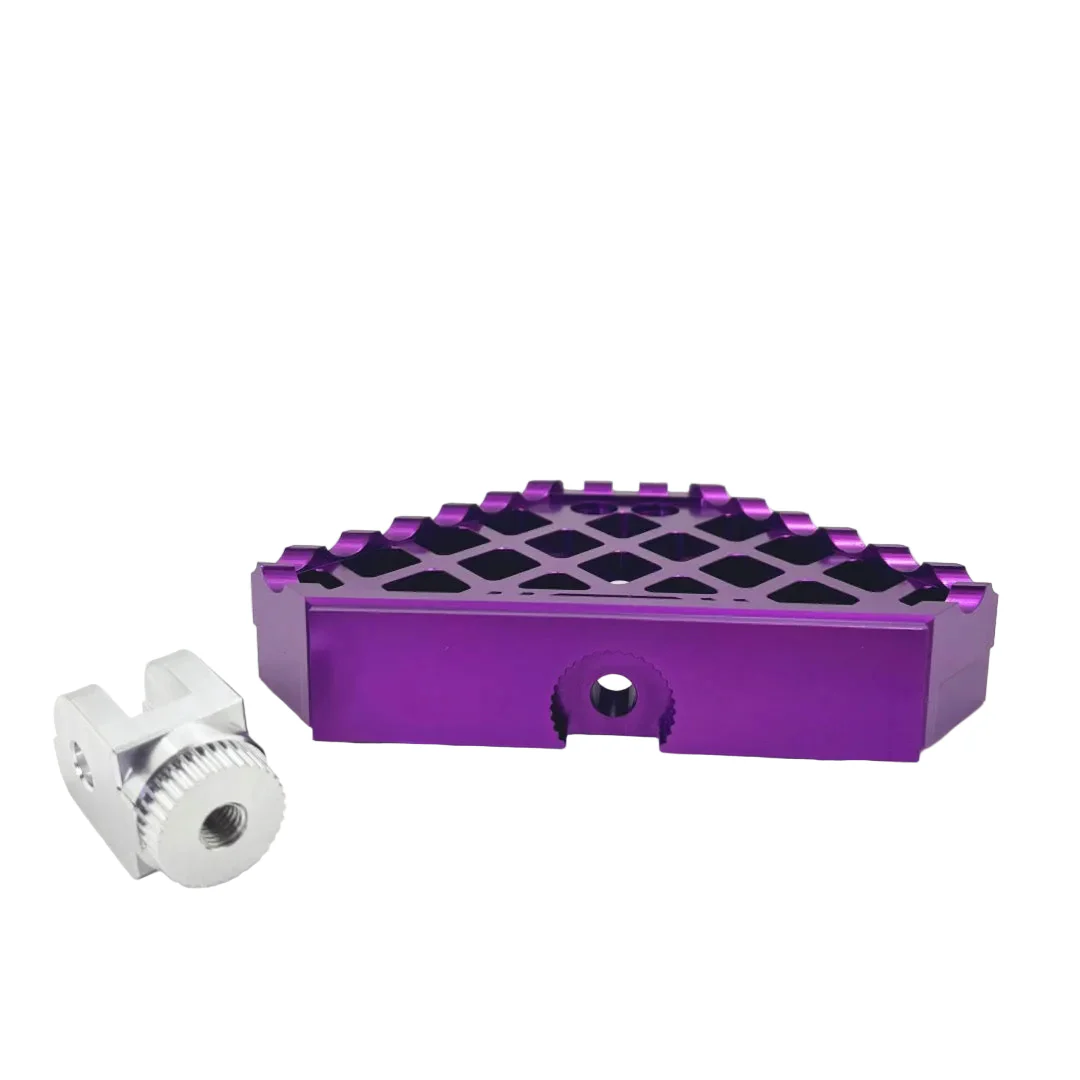 442 PARTS - Mini Floorboard VIOLET avec sliders - Toutes Harley-Davidson - Image 4