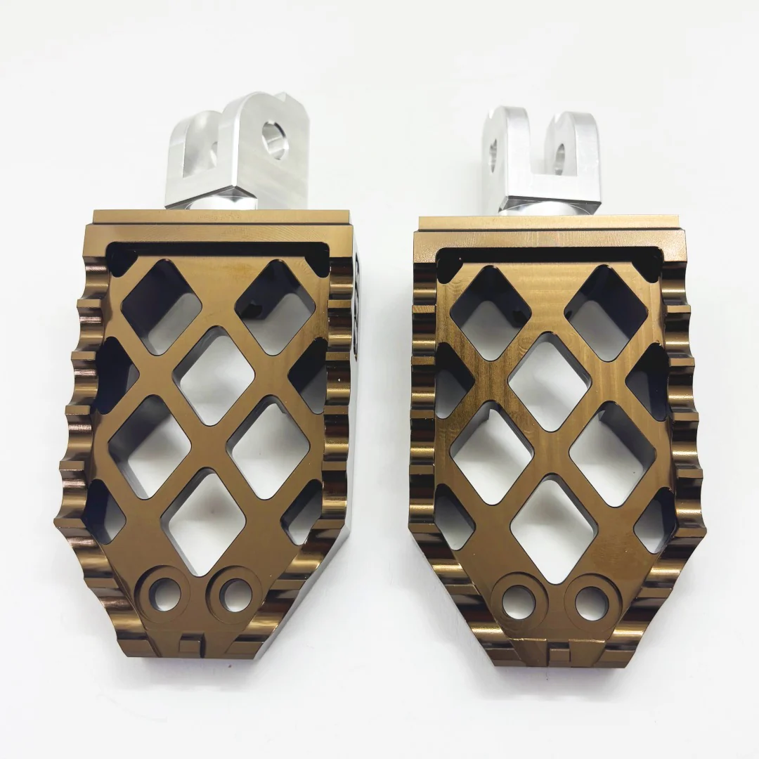 442 PARTS - Repose-pieds BRONZE avec sliders - Toutes Harley-Davidson - Image 4