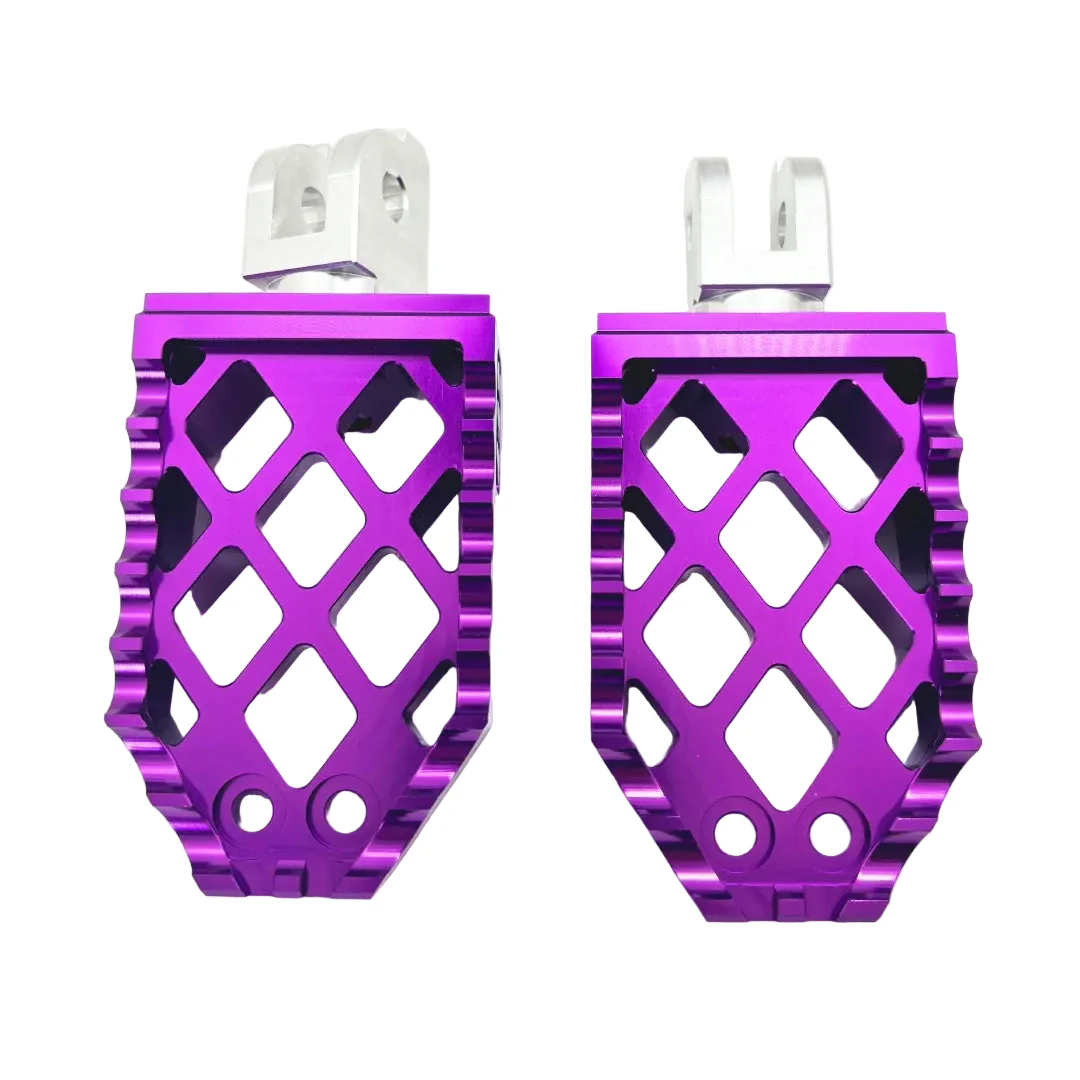 442 PARTS - Repose-pieds VIOLET avec sliders - Toutes Harley-Davidson - Image 2
