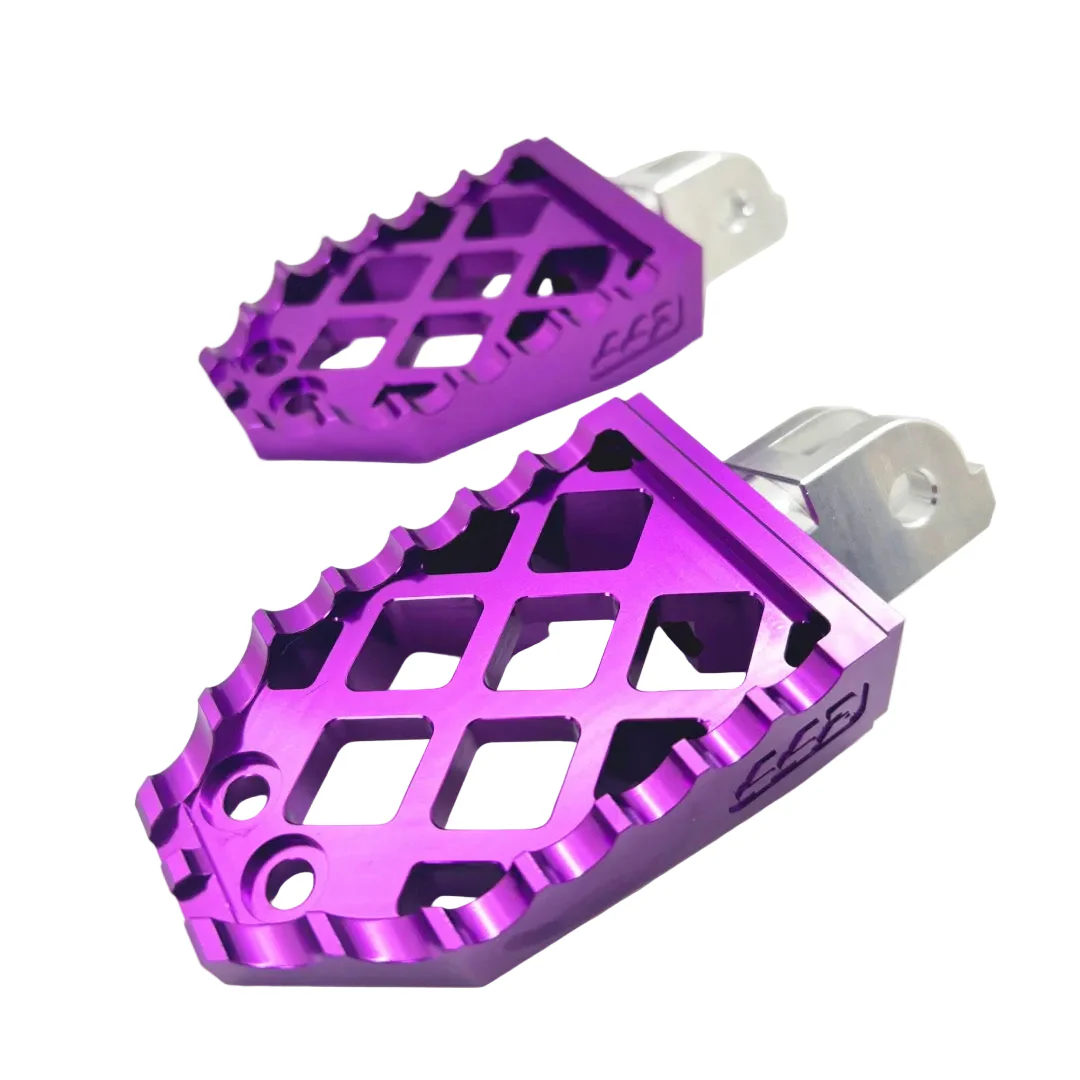 442 PARTS - Repose-pieds VIOLET avec sliders - Toutes Harley-Davidson - Image 3