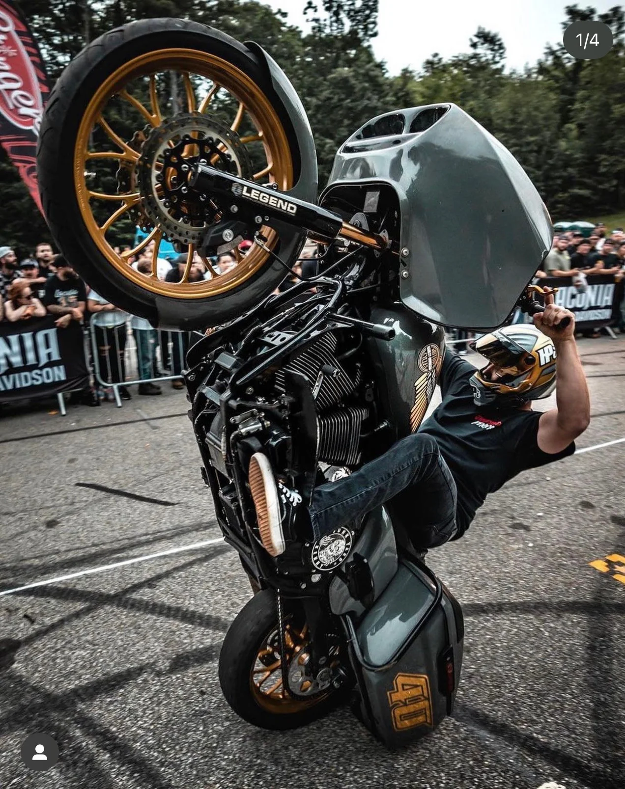 BUNG KING - Crash bar HIGWAY pegs - Touring - Image 2