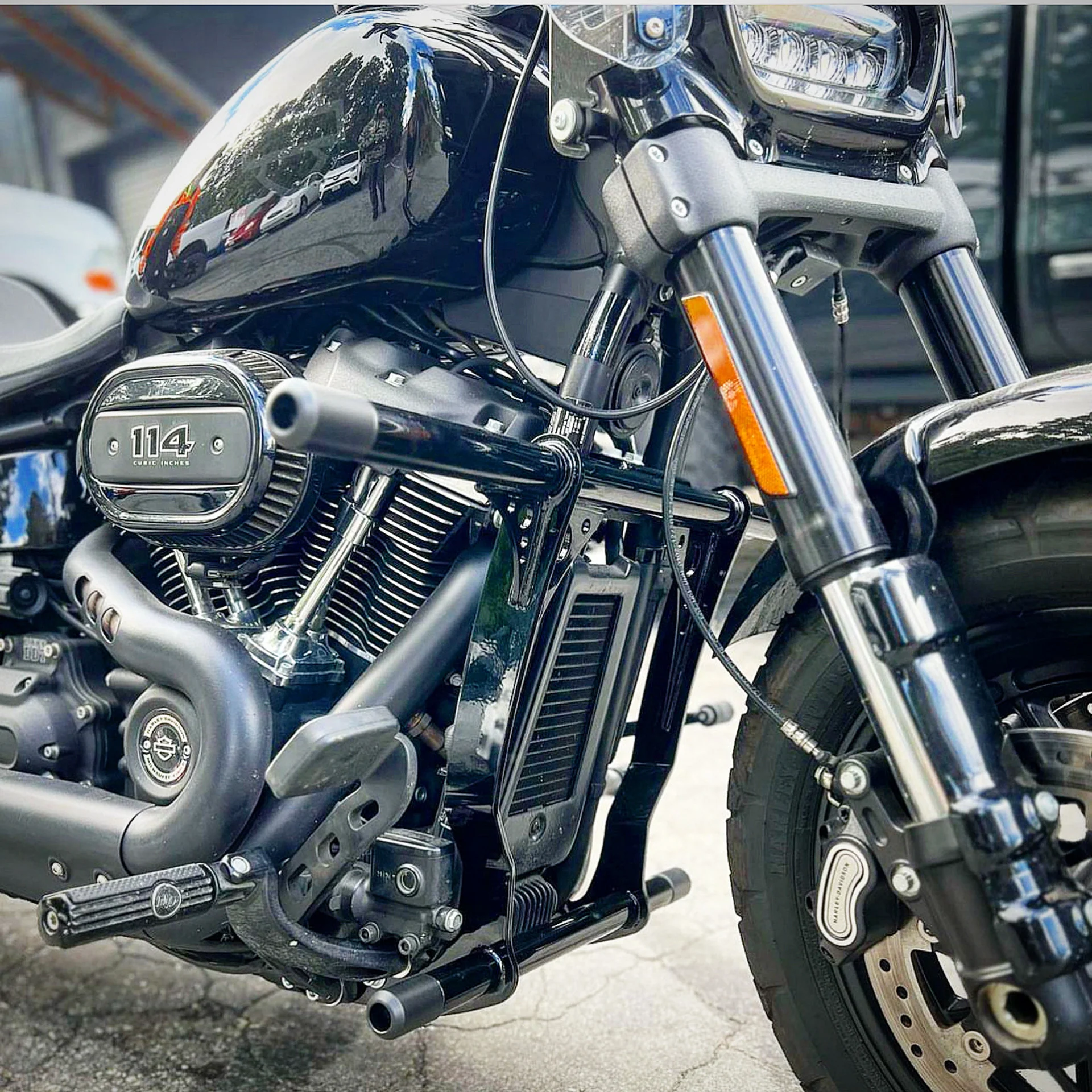BUNG KING - Crash bar SOFTAIL M8 18-25 - Commandes avancées et médiane - Image 3