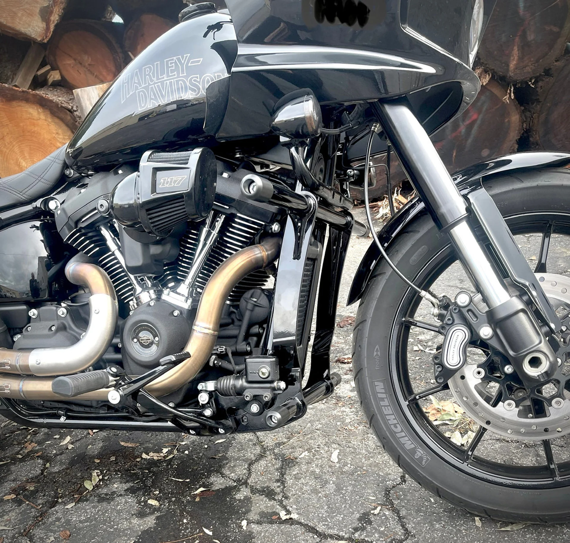 BUNG KING - Crash bar SOFTAIL M8 18-25 - Commandes avancées et médiane - Image 6