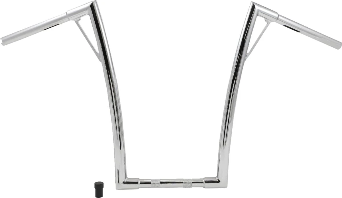 BURLY BRAND Guidon Louie - 19 pouces - chrome