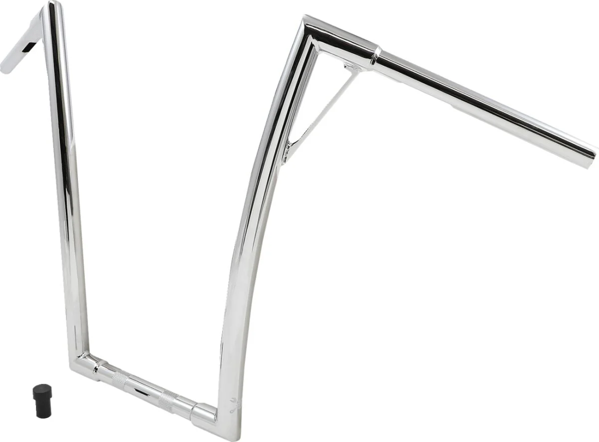 BURLY BRAND Guidon Louie - 19 pouces - chrome - Image 2