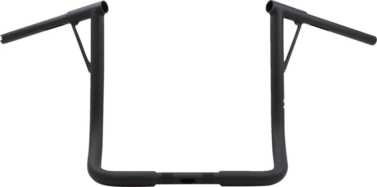 BURLY BRAND Guidon Louie Ape Hanger - 16 pouces - Noir mat