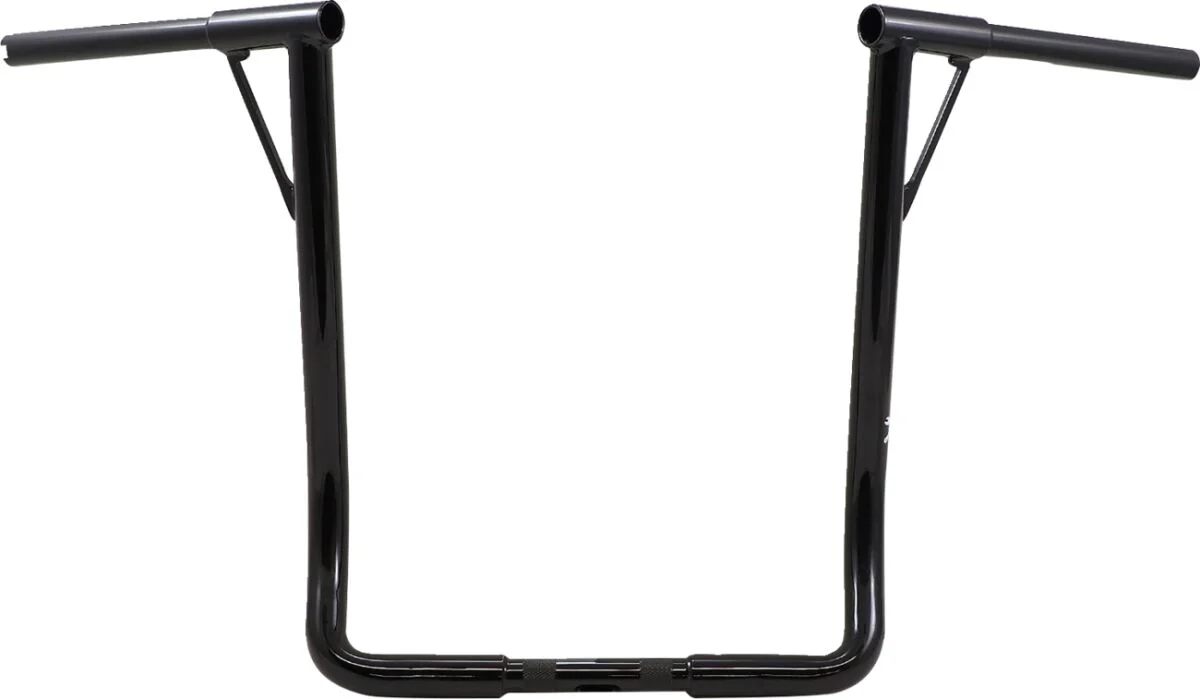 BURLY BRAND Guidon Louie Ape Hanger - 19 pouces - Noir