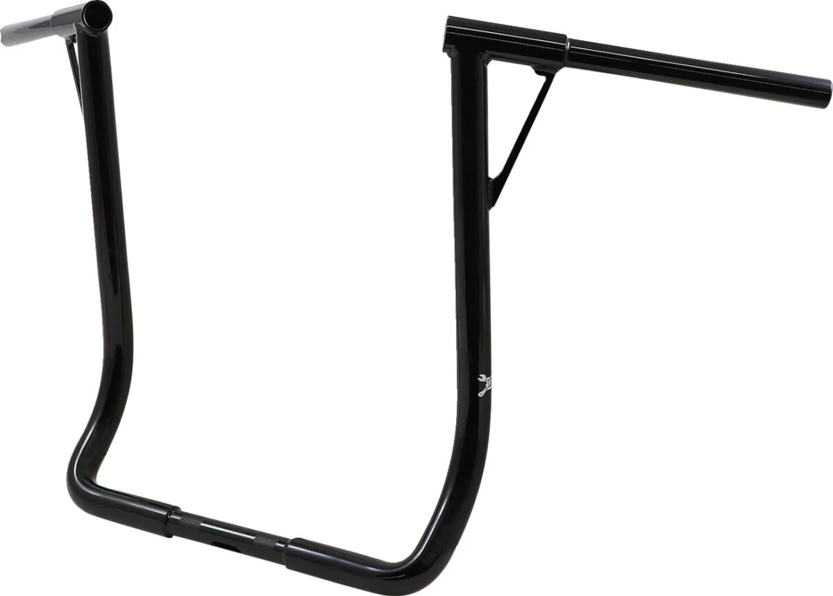 BURLY BRAND Guidon Louie Ape Hanger - 19 pouces - Noir - Image 3