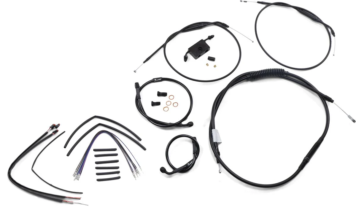 BURLY BRAND Kit câble - Sportster 14-20 simple disque ABS - 12/14 pouces - T Bar