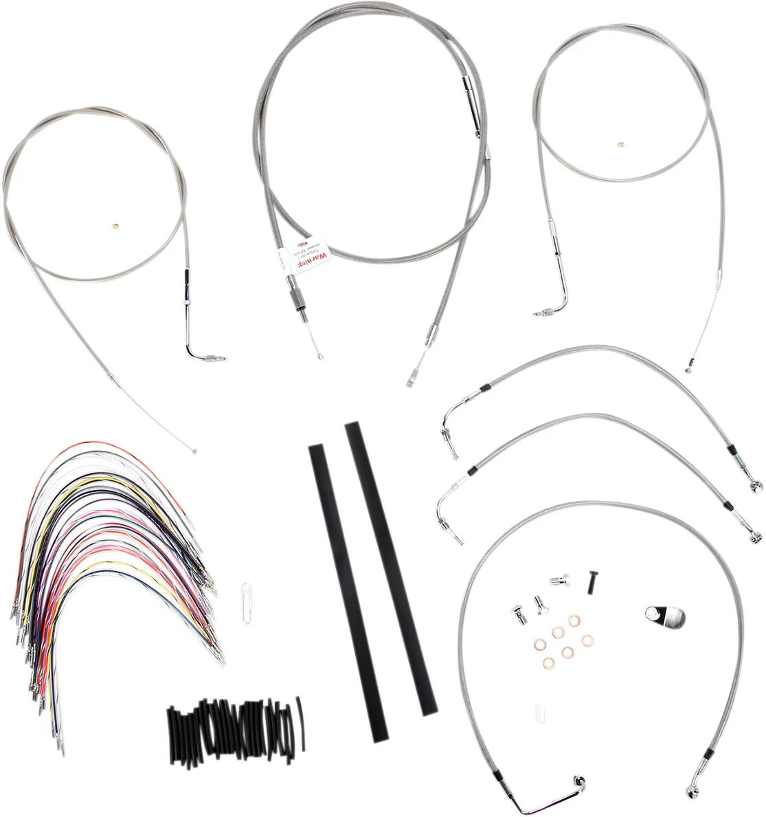 BURLY BRAND Kit complet câble - FLHR 99-01 - 18 pouces - Ape Hanger