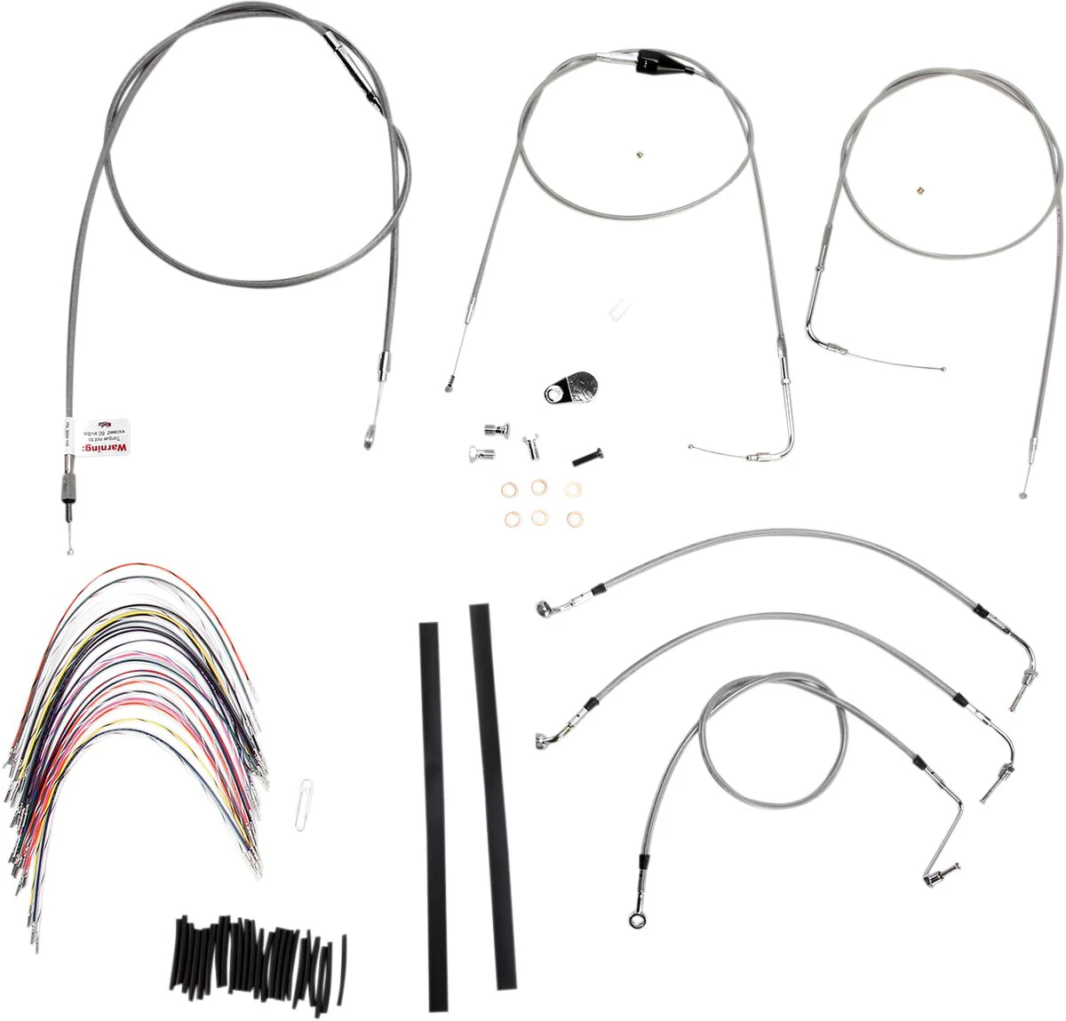 BURLY BRAND Kit complet câble - Road king et Road glide 02-06 - 14/16 pouces - Ape Hanger