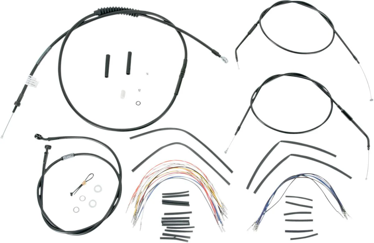 BURLY BRAND Kit Complet de Câbles - Sportster 97-03 - 12/16 pouces