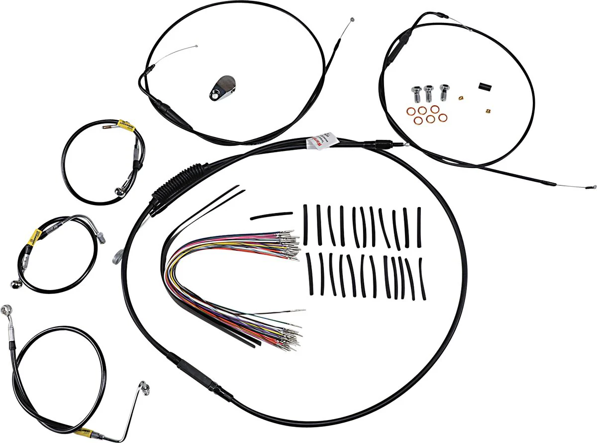 BURLY BRAND Kit de câbles - FLHT 00-06 - 13/15 pouces - Ape Hanger - Image 2