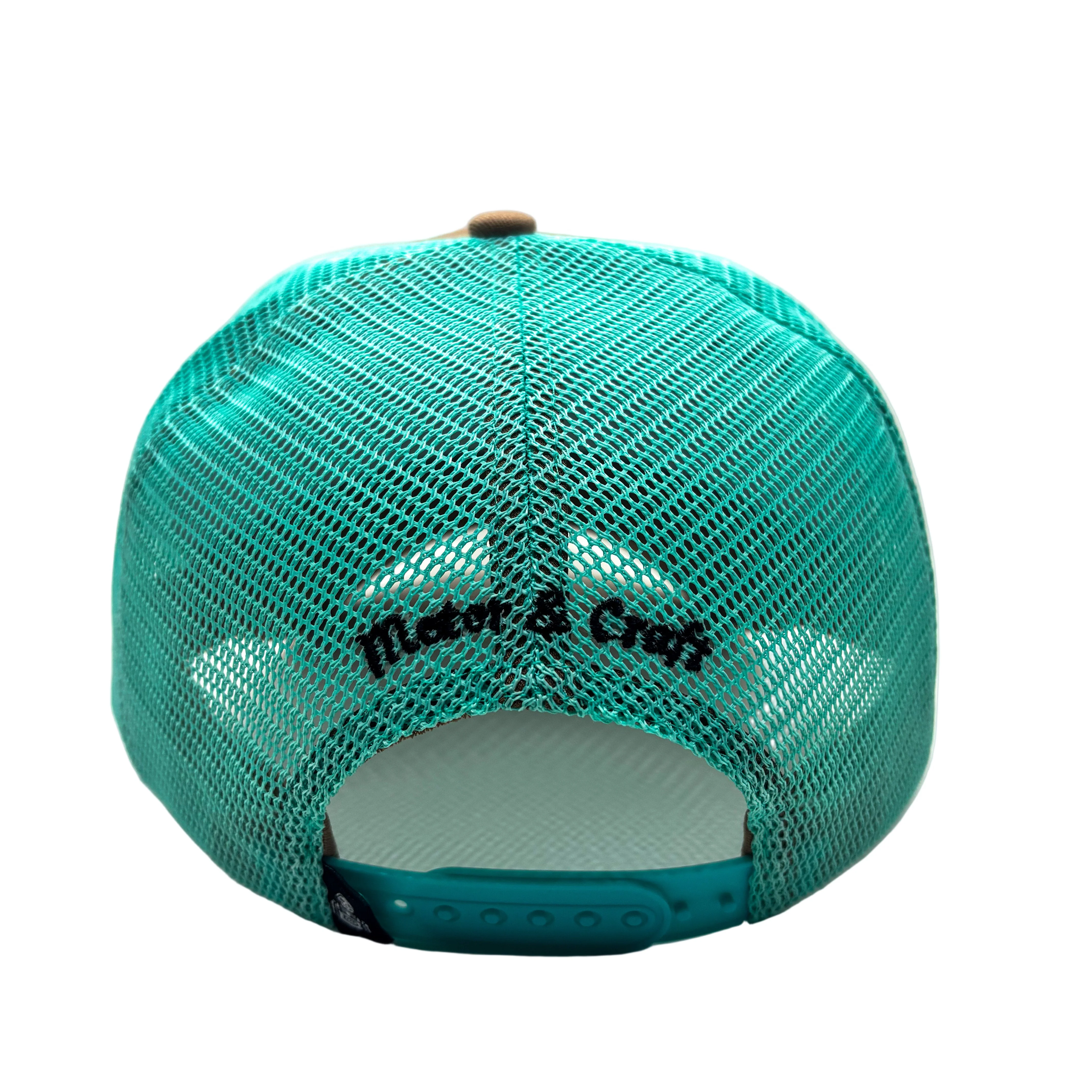 CASQUETTE TRUCKER TURQUOISE 442 Motor & Craft - Image 5