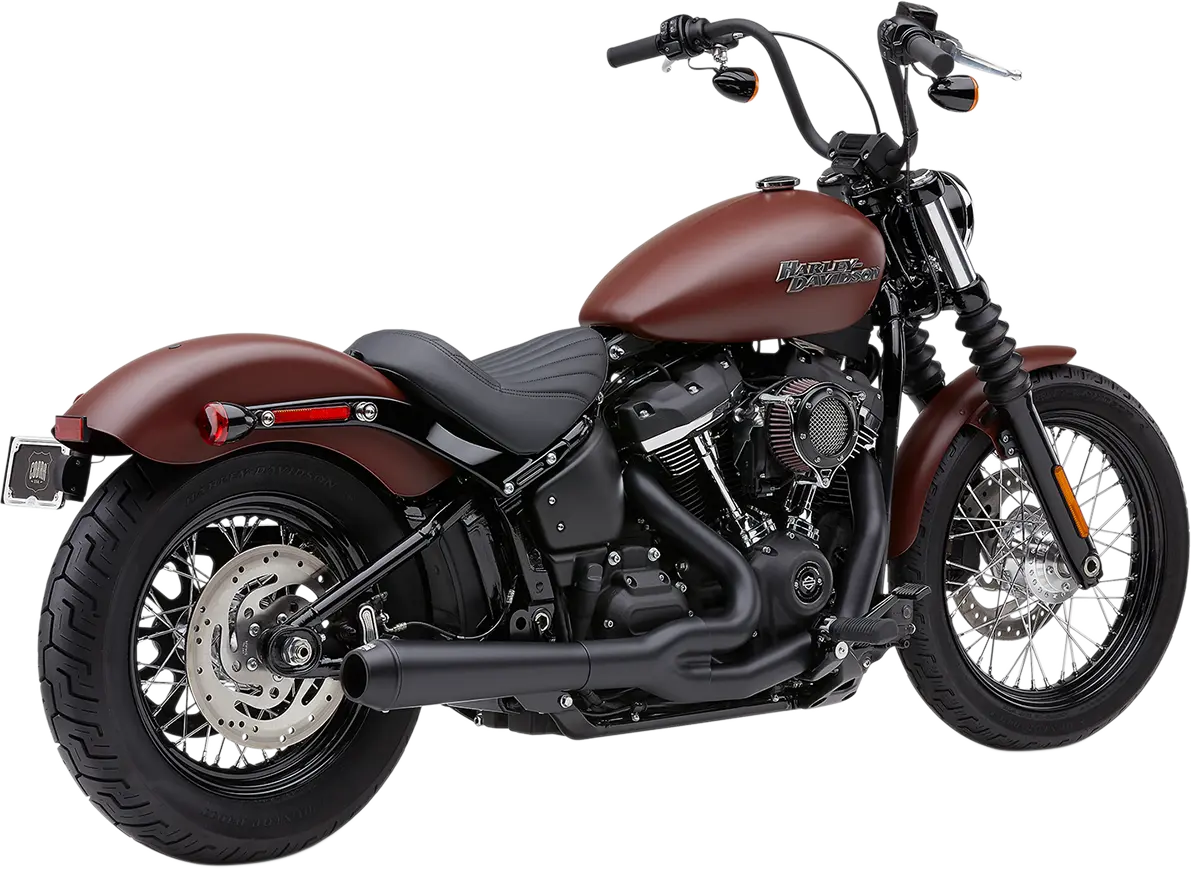 COBRA - Echappement El Diablo 2 en 1 -DELUXE / SLIM / STREET BOB / LOW RIDER S-ST / STANDARD 18+ - Noir ou chrome - Image 2