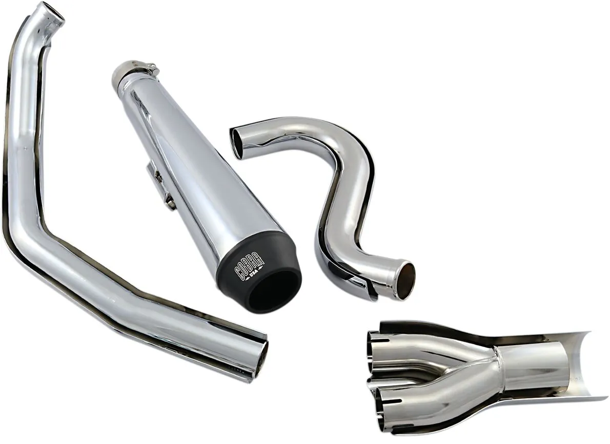 COBRA - Echappement El Diablo 2 en 1 - Softail 00-06 - Noir ou chrome