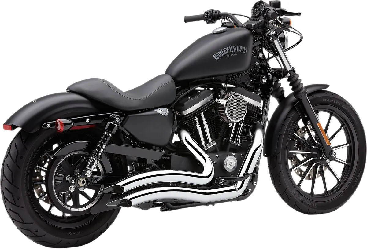 COBRA - Echappement Speedster short swept - Sportster 14-22 - Noir ou chrome