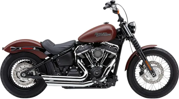 COBRA - Echappement Speedster slashdown - Softail 18+ - Noir ou chrome - Image 3