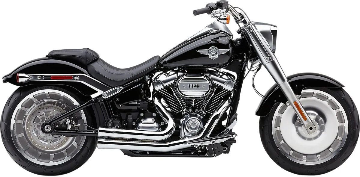 COBRA - Echappements 2 en 2 909 - Fat boy / Breakout 18+ - noir ou chrome