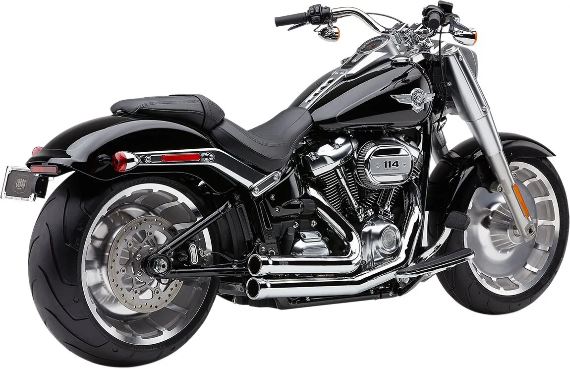 COBRA - Echappements 2 en 2 909 - Fat boy / Breakout 18+ - noir ou chrome - Image 3