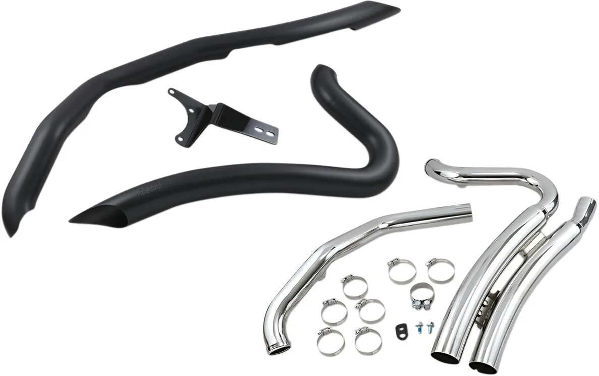 COBRA - Echappements court speedster - Touring 2 en 2 - Touring 17-26 Noir