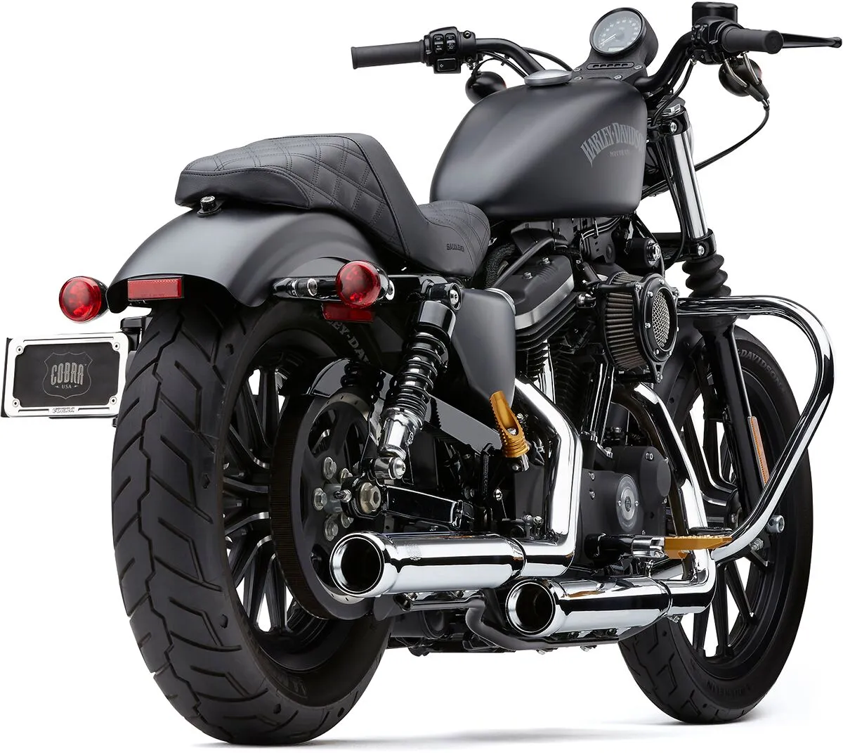 COBRA - Silencieux NH Series - Sportster 04-13 - Noir ou chrome