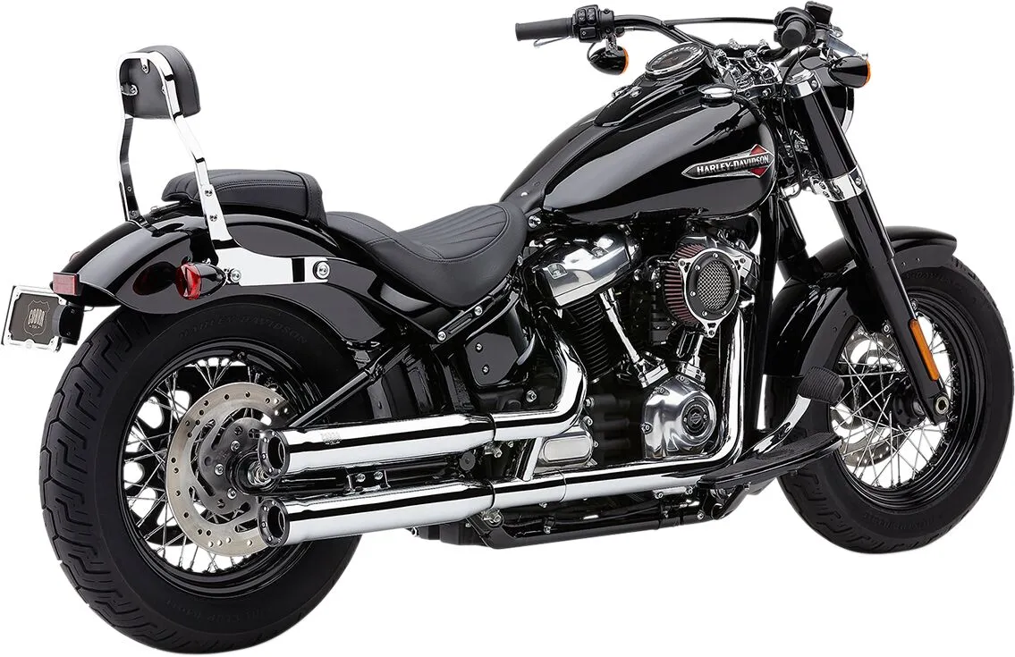 COBRA - Silencieux Race pro Slip-on - Softail 18+ - Noir ou chrome - Image 2
