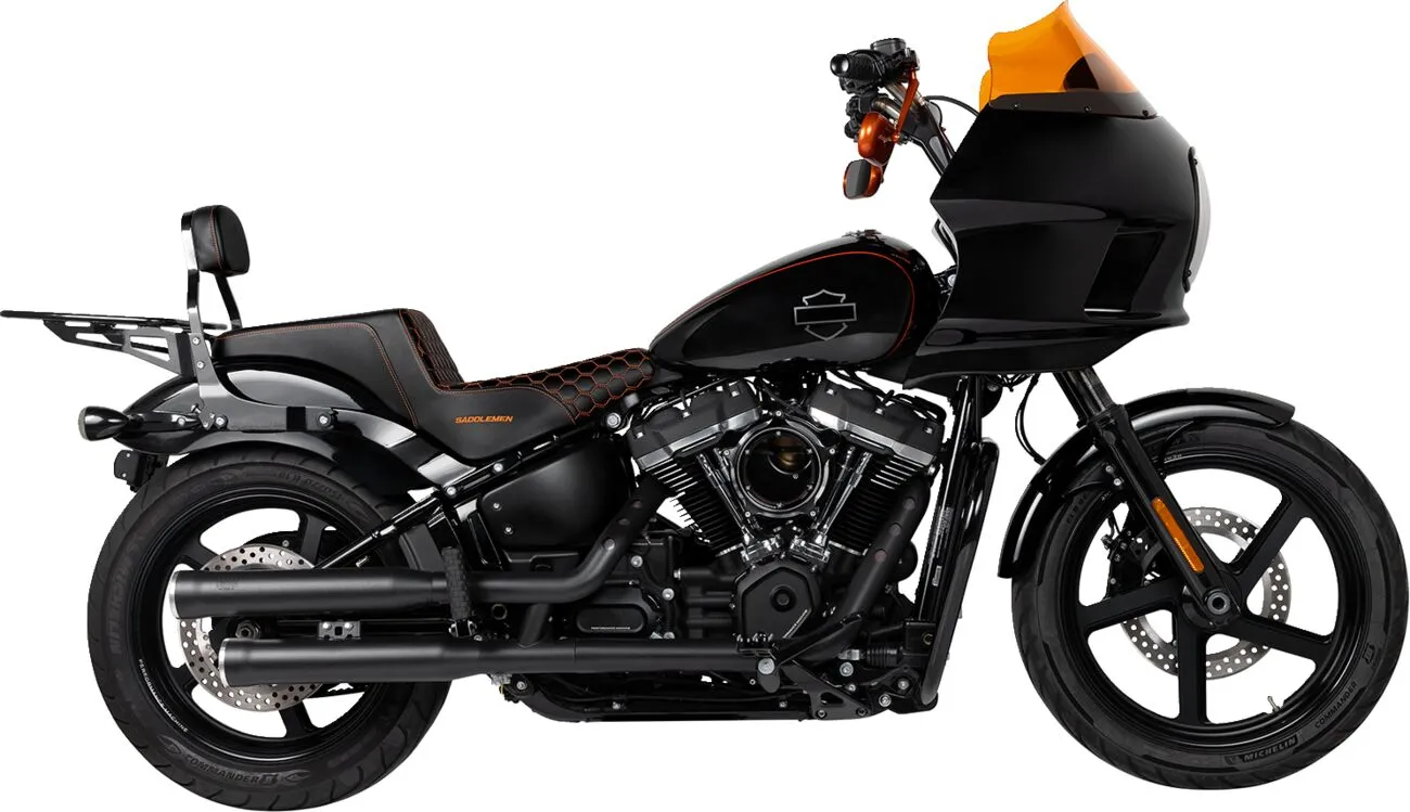 COBRA - Silencieux Race pro Slip-on - Softail 18+ - Noir ou chrome - Image 4