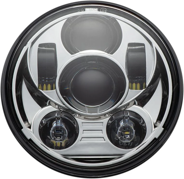 CUSTOM DYNAMICS Phare LED 5-3/4" - chrome