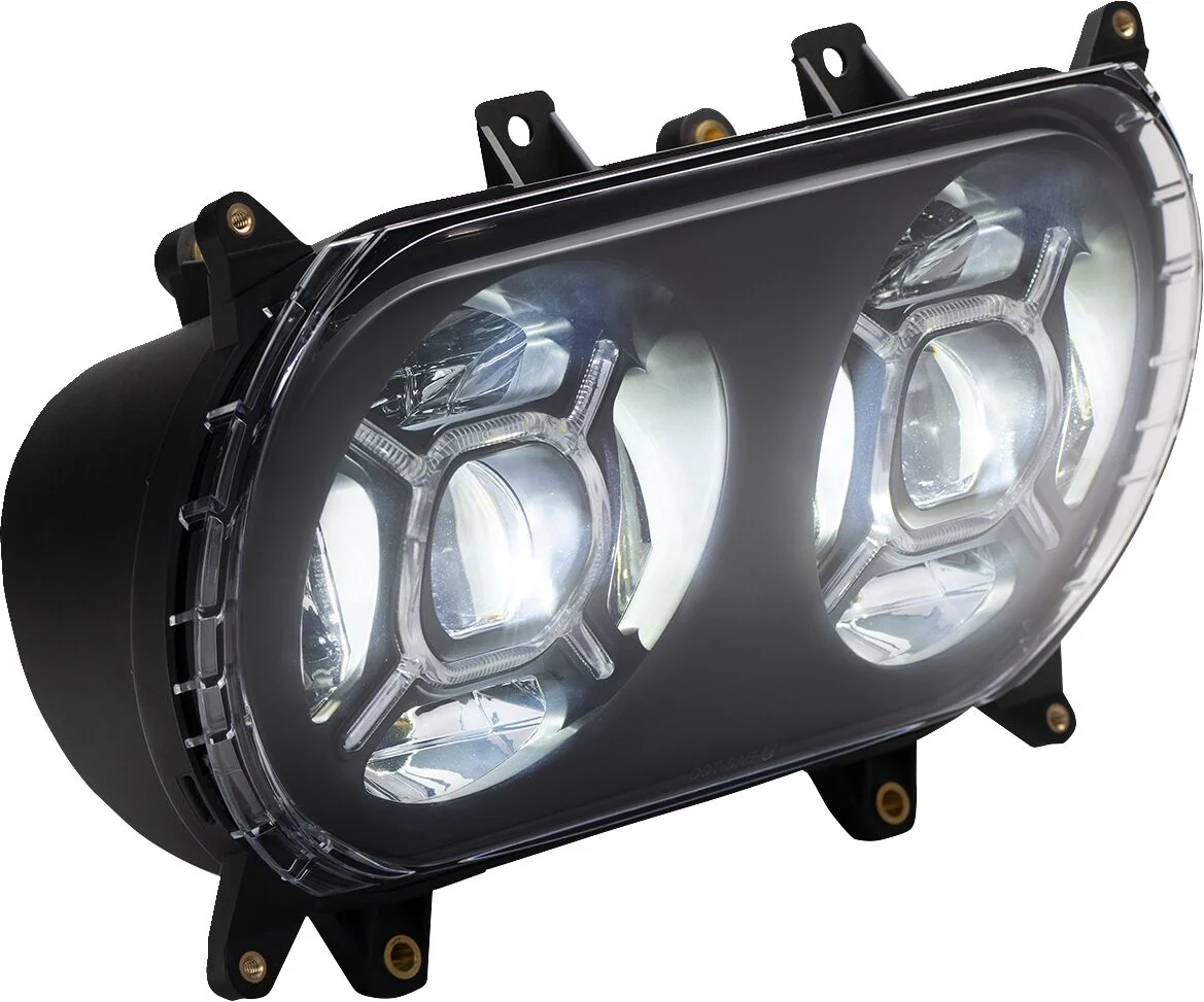 CUSTOM DYNAMICS Phare LED Double-X - Road glide 15+ - noir - Image 2