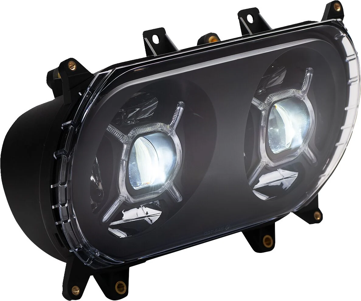 CUSTOM DYNAMICS Phare LED Double-X - Road glide 15+ - noir - Image 3