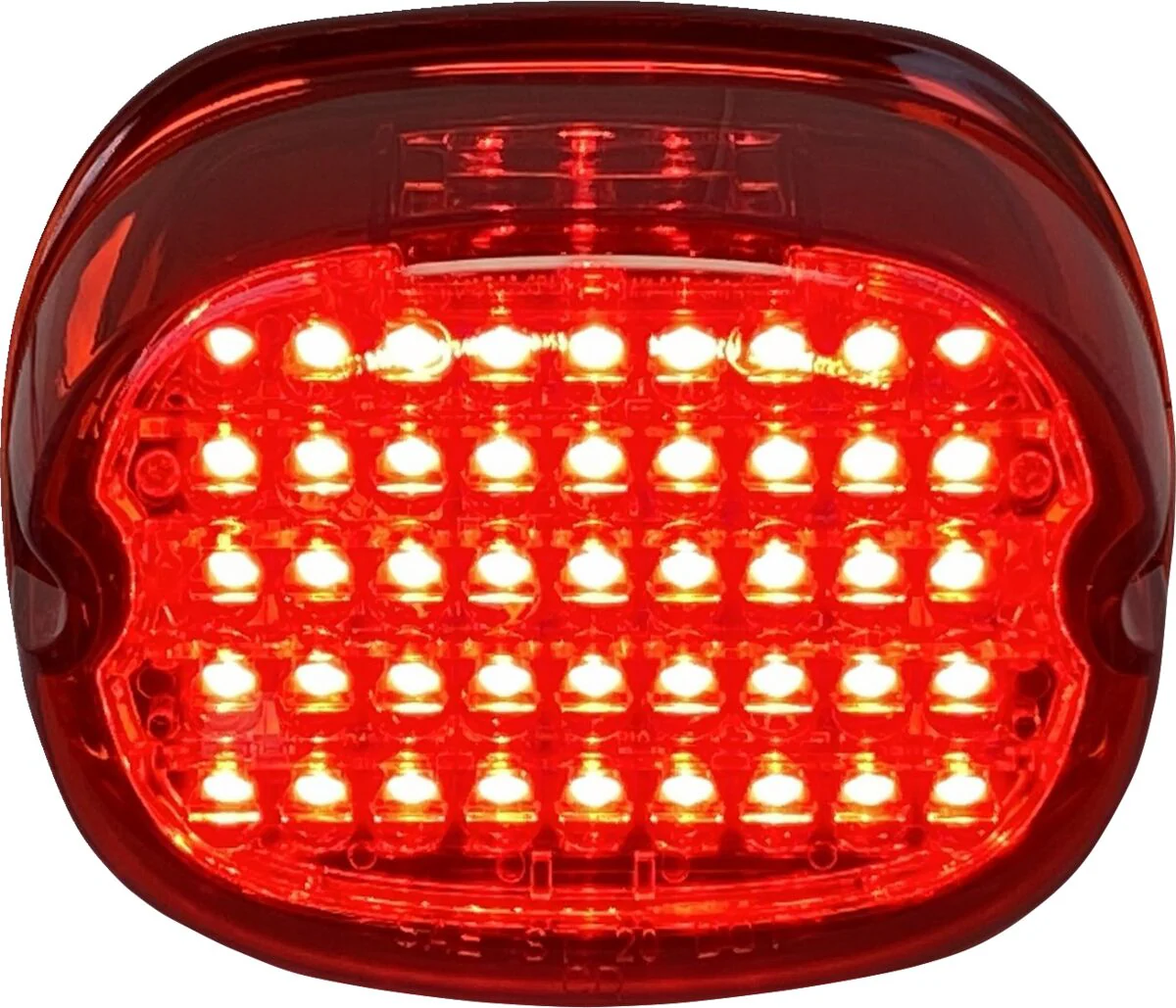 CUSTOM DYNAMICS Feu arrière low-profile à LED - sans éclairage de plaque - rouge