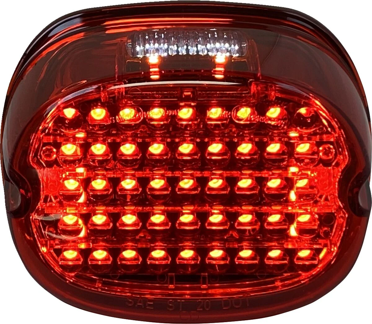 CUSTOM DYNAMICS Feu arrière low-profile à LED - avec éclairage de plaque - rouge - Image 2