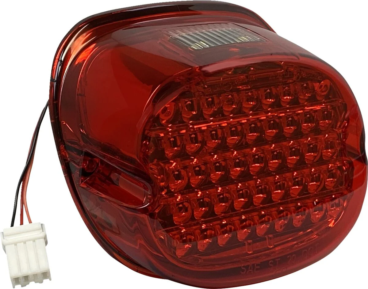 CUSTOM DYNAMICS Feu arrière low-profile à LED - avec éclairage de plaque - rouge - Image 3
