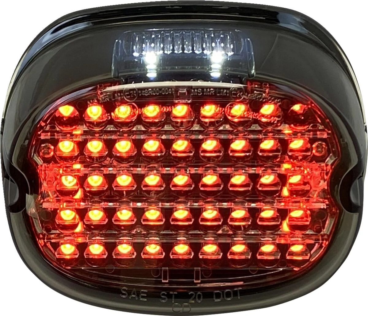 CUSTOM DYNAMICS Feu arrière low-profile à LED - avec éclairage de plaque - noir - Image 2