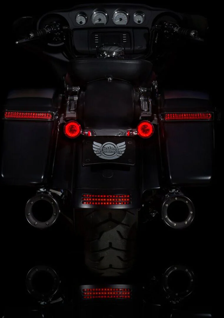 CUSTOM DYNAMICS Clignotants LED rouges ProBEAM avec cabochons rouges - Image 3