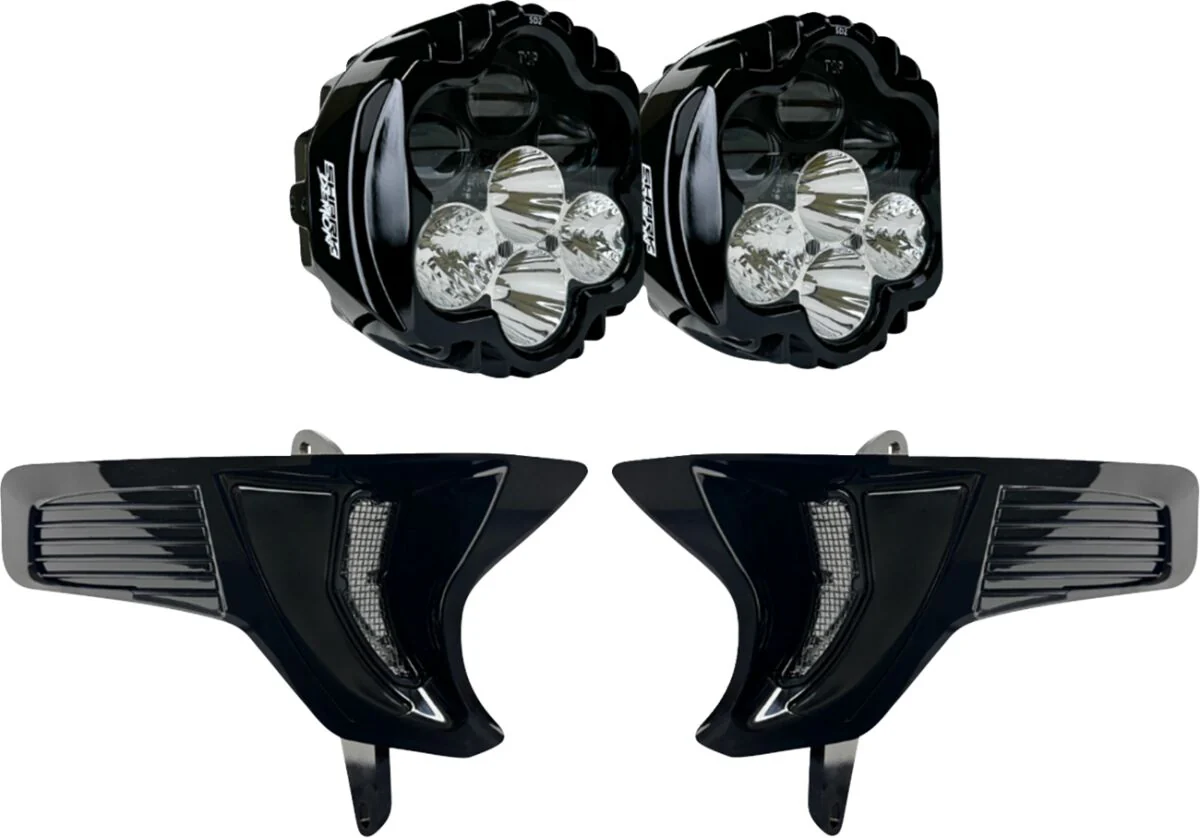 CUSTOM DYNAMICS Kit Double Phare Shark Demon 2 - Road glide