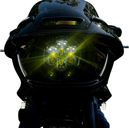 CUSTOM DYNAMICS Phare à LED Shark Demon 2 - Low rider St 22-24 - Image 3
