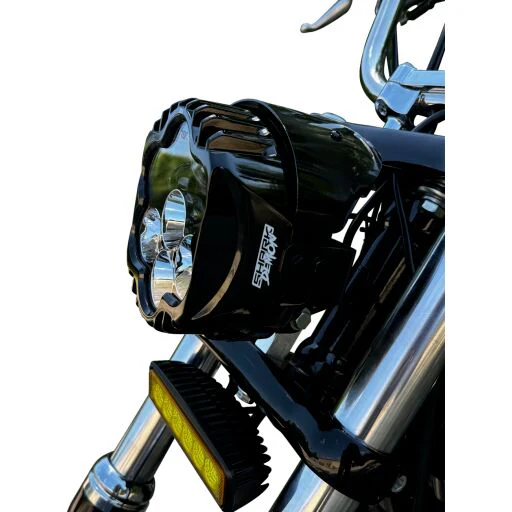 CUSTOM DYNAMICS Kit de phare à LED Shark Demon 5 3/4" - Sportster / Softail / Dyna - Image 2