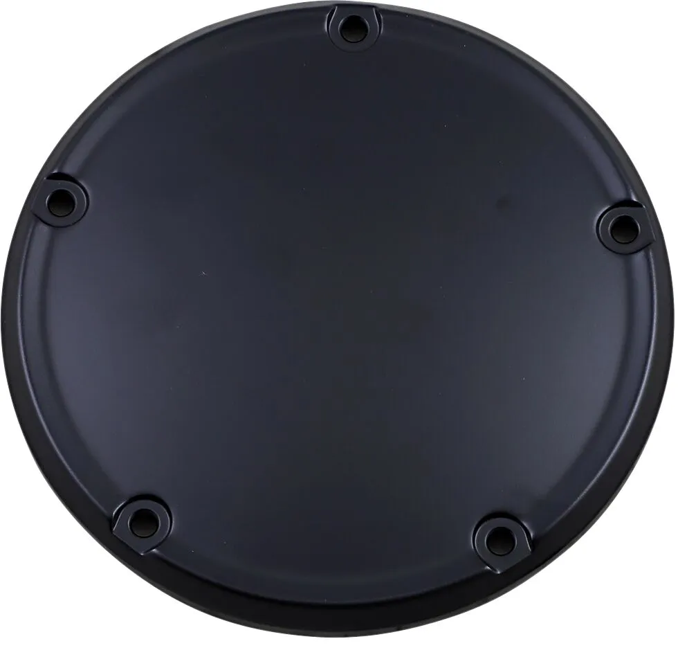 DRAG SPECILTIES - Derby cover Softail M8 - Noir/Chrome/Noir satin/Noir wrinkle - Image 3