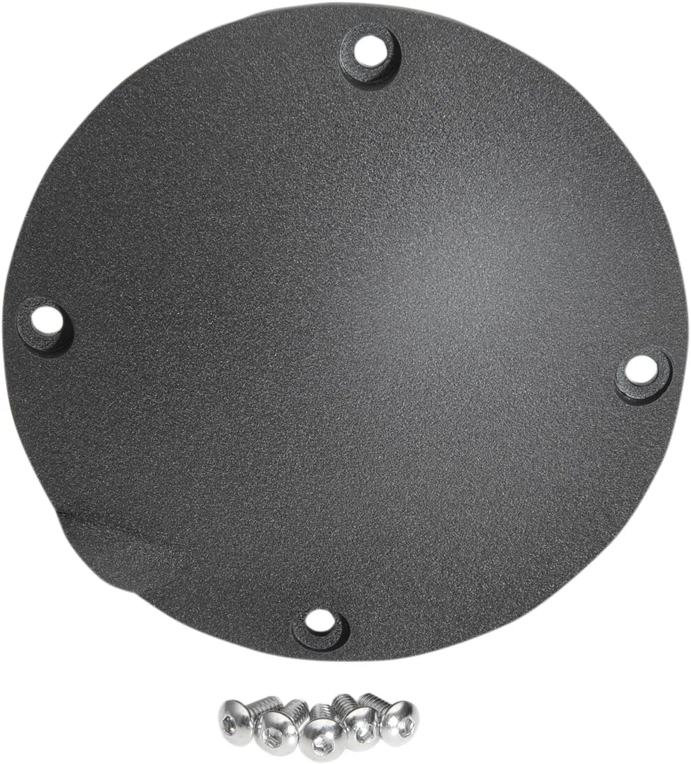 DRAG SPECIALTIES - Derby cover Sportster 94-03 - Chrome/Noir satin/Noir wrinkle - Image 3