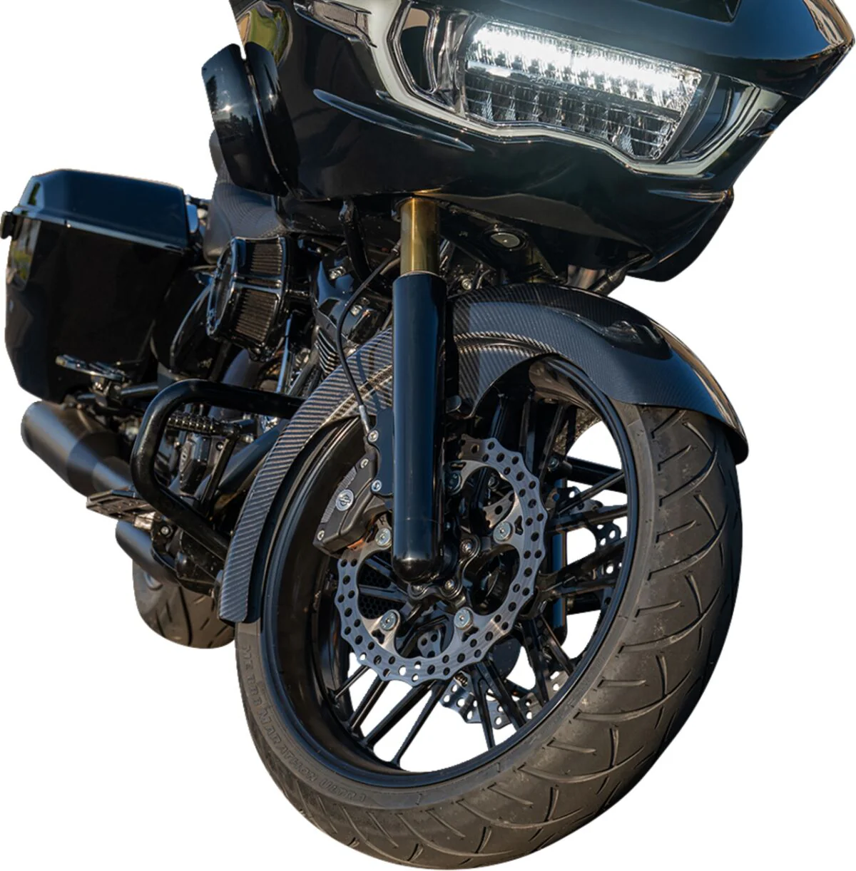 ARLEN NESS Garde-boue avant Fat Wrapper en fibre de carbone 21" - Image 3