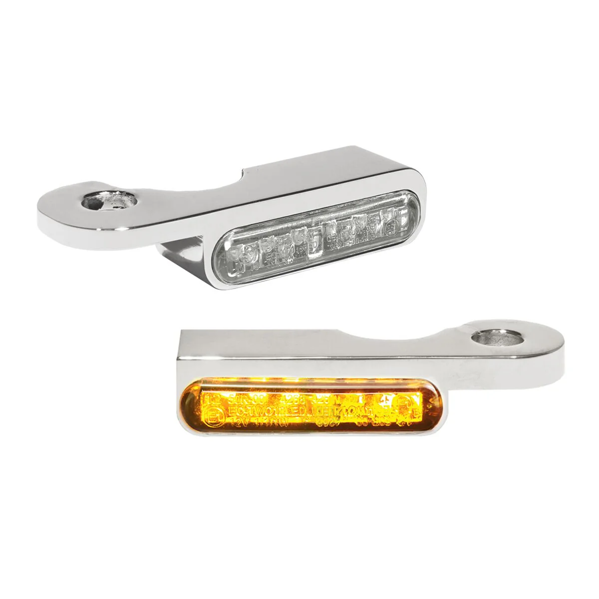 HEINZ BIKES Clignotants à LED pour guidon - Softail 00-24 -  clignotant ou clignotant et feu de position - Image 2
