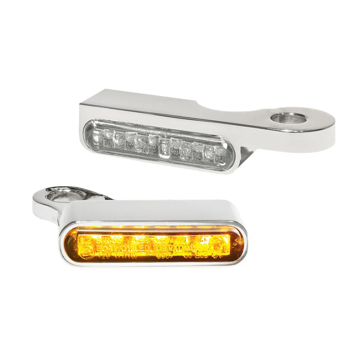 HEINZ BIKES Clignotants à LED pour guidon - Sportster 90-20 - clignotant ou clignotant et feu de position - Image 2