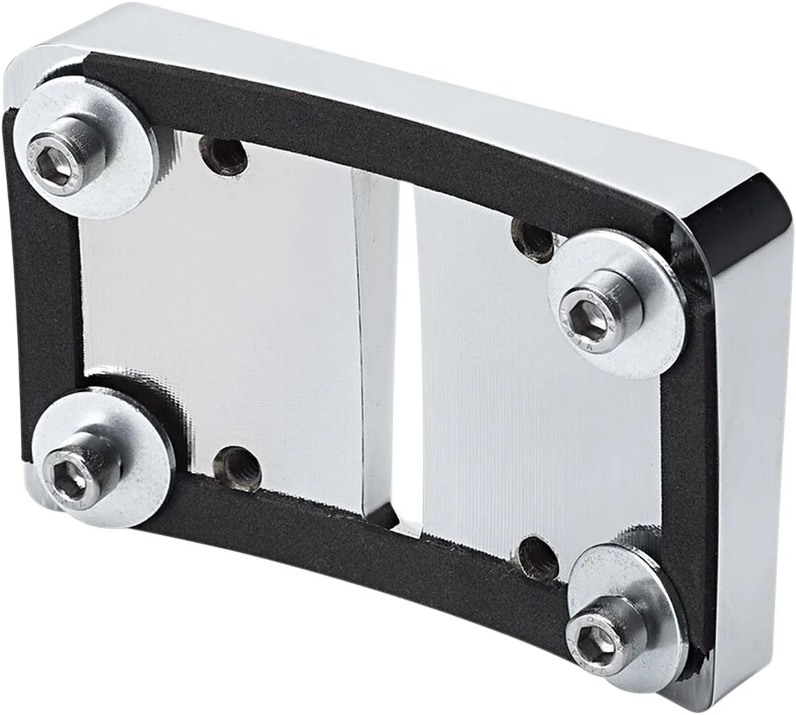 HEINZ BIKES Support pour plaque d'immatriculation - H-D 99-17 - Chrome - Image 3