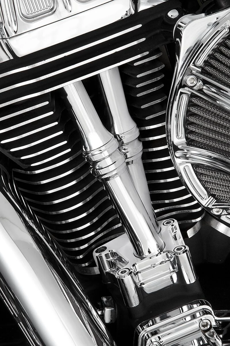 ARLEN NESS Kit de caches tubes de tiges de culbuteurs Chrome - Twin Cam 99-17 - Image 3