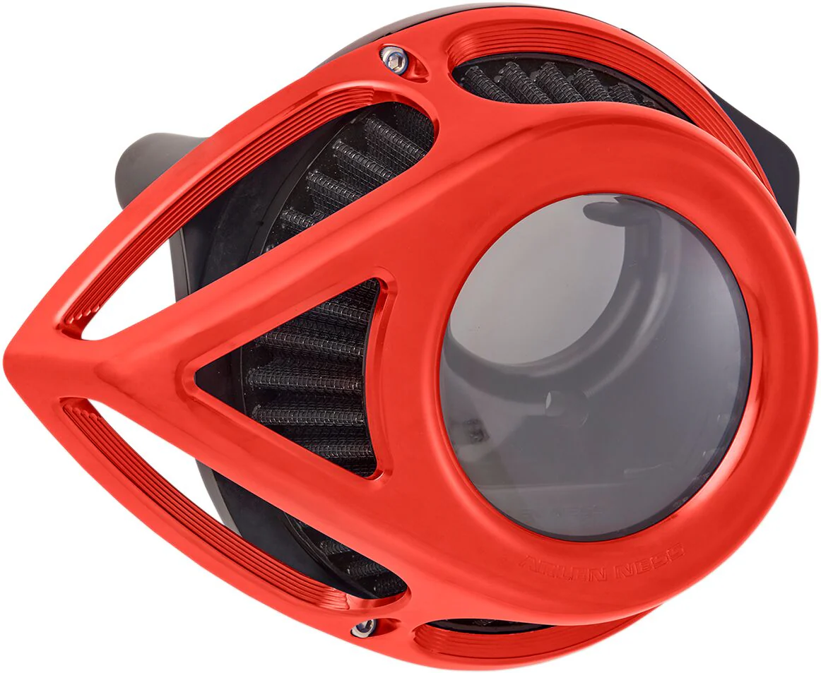 ARLEN NESS Filtre à air Clear Tear Rouge - Softail 18-24 / Touring 17-24 (Hors VVT)