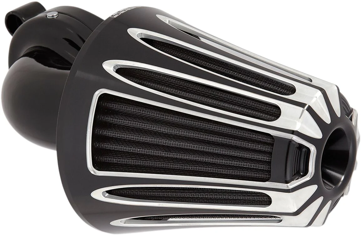 ARLEN NESS Filtre à air Deep Cut Monster Sucker® Noir - Dyna/Softail/Touring 08-17 (Accélérateur électronique)