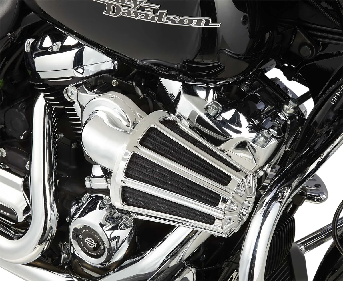 ARLEN NESS Filtre à air 10-Gauge Monster Sucker® Chrome - Softail 18-24 / Touring 17-24 (Hors VVT)) - Image 4